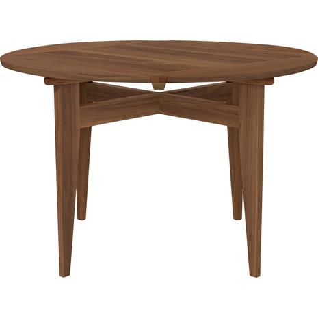 Gubi B-Table Dining Table Matt Lacquered, Walnut