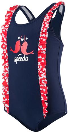Speedo Spashmaster Frill Uimapuku, Navy/Red 86