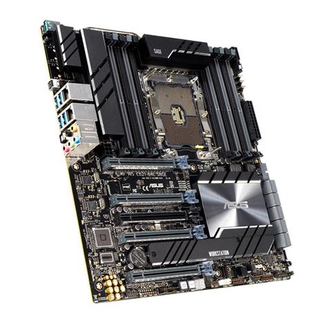 Asus Pro WS C621-64L SAGE, emolevy