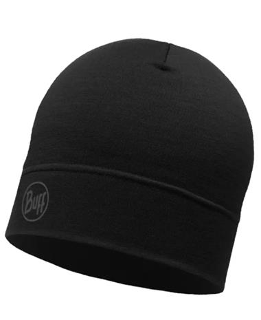 BUFF MERINO WOOL 1 LAYER hat black