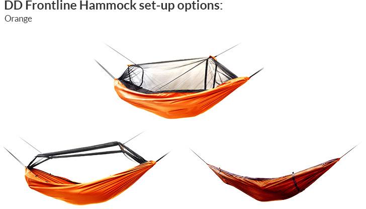 DD Hammocks Frontline, riippumatto + sääskiverkko – kuva 8/8