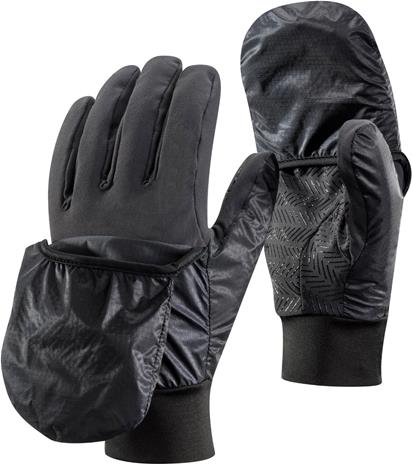Black Diamond Wind Hood Softshell Glove Smoke S