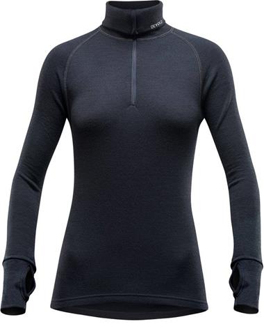 Devold Expedition Lady Zip Neck Musta S