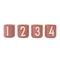 Design Letters Mini Cups, 4-pack – kuva 1
