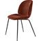 Gubi Beetle Chair Upholstered Black Base / Dandy, Rusty Red – kuva 1