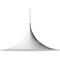 Gubi Semi Pendant ä˜90 cm, White Semi-matte – kuva 1