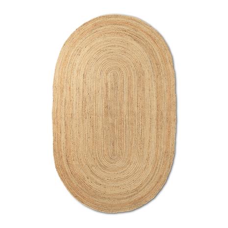 Ferm Living Eternal juuttimatto ovaali small Natural