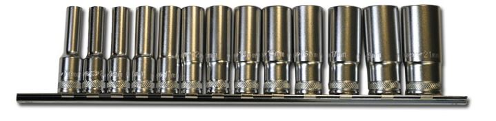 Hylsysarja 3/8" kiskossa, Boxo Hylsysarja 3/8" kiskossa – kuva 1/2