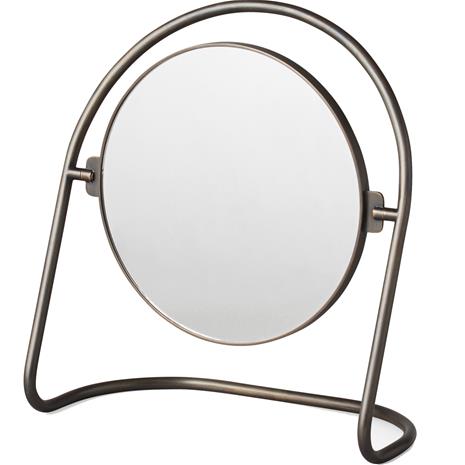 Nimbus Mirror Table Bronzed Brass - Menu