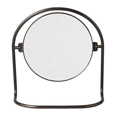 Nimbus Mirror Table Bronzed Brass - Menu