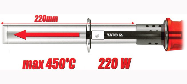 Yato YT-82190 220W, polystyreenileikkuri