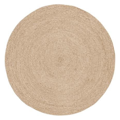 Dixie Ella Rug 125 cm, White/Natural