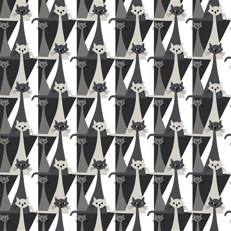 Arvidssons Textil Kitty kangas Harmaa
