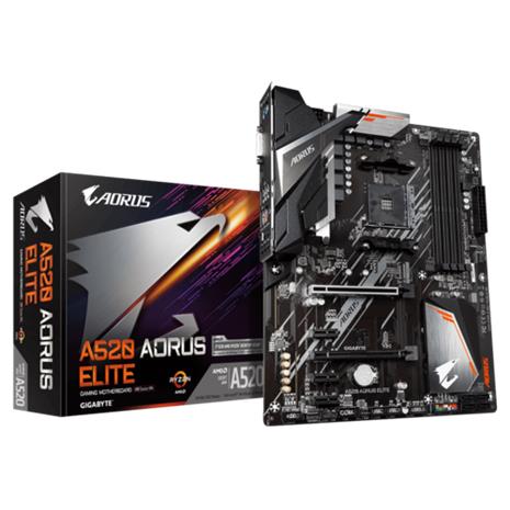 Gigabyte A520 Aorus Elite, emolevy – kuva 1/8