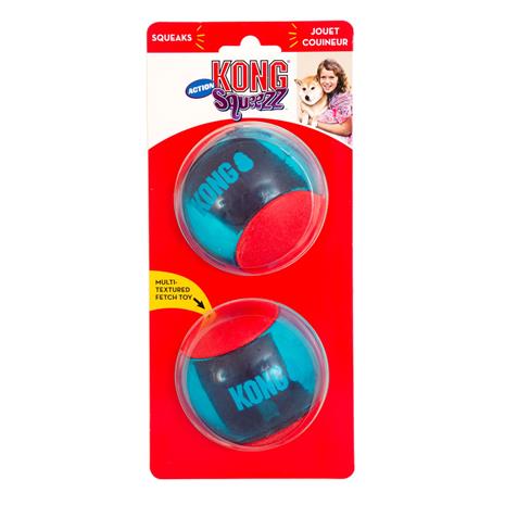 Kong Squeezz Action Ball L koiralelu