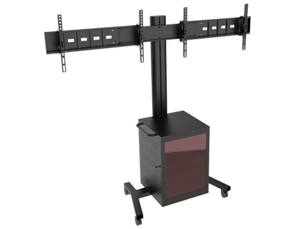 Multibrackets Public Display Stand 180 Dual MediaBox, av/mediateline
