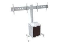Multibrackets Public Display Stand 180 Dual MediaBox, av/mediateline