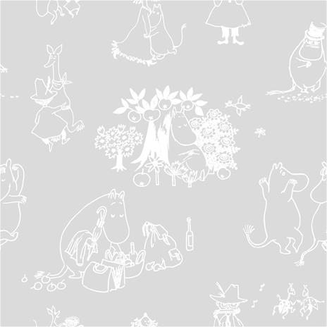 Kuitutapetti Moomin Juhlat
