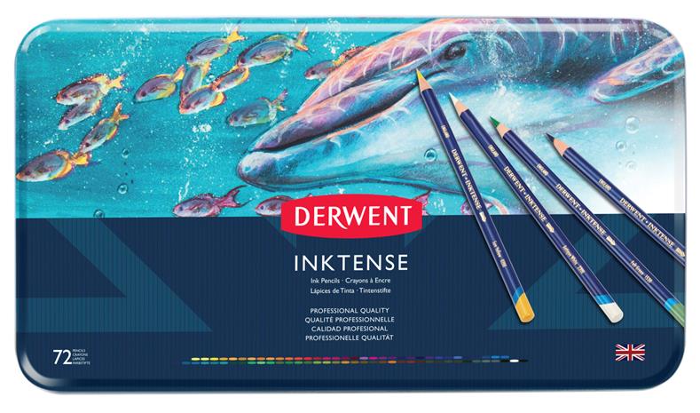 Derwent Inktense 72kpl mustevärikynä – kuva 6/8