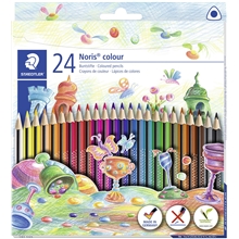 Staedtler - Noris Color Triangle Coloured Pencils, 24 pc (187 C24)