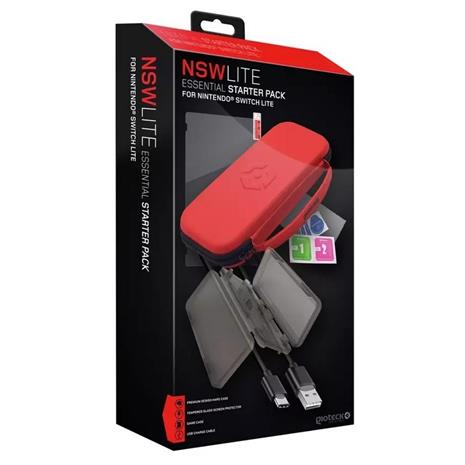 Gioteck Nintendo Switch Lite Essential Starter Pack, Nintendo Switch -tarvikepakkaus