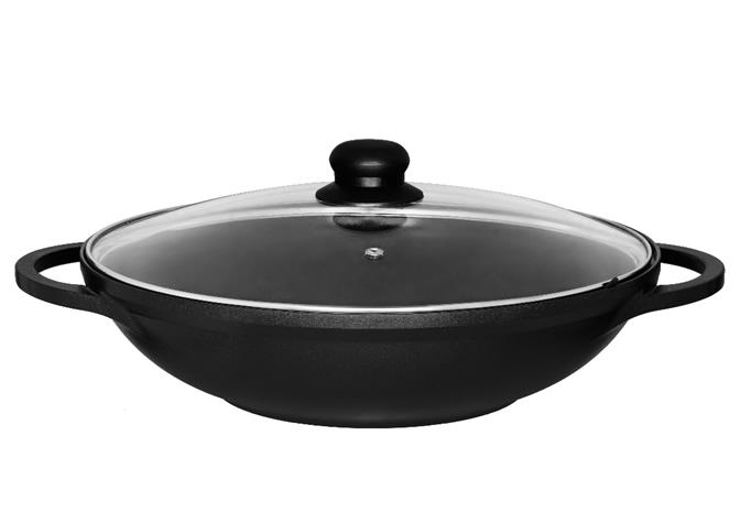 Maku valualumiini wok pannu