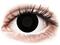 Gelflex CRAZY LENS - Black Out - piilolinssit tehoilla (2 kpl) – kuva 4