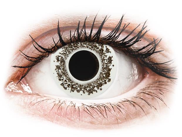 Gelflex CRAZY LENS - Lord Snow - piilolinssit tehoilla (2 kpl)