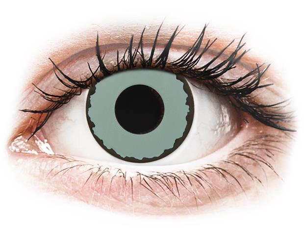 Gelflex CRAZY LENS - Zombie Virus - piilolinssit tehoilla (2 kpl)