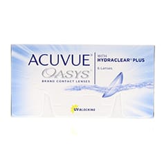 Acuvue Oasys with Hydraclear Plus, 1-2 viikon piilolinssit 6 kpl – kuva 2/8