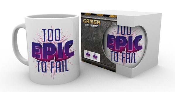 MUG Gaming - Too Epic to Fail 300ml muki – kuva 7/7
