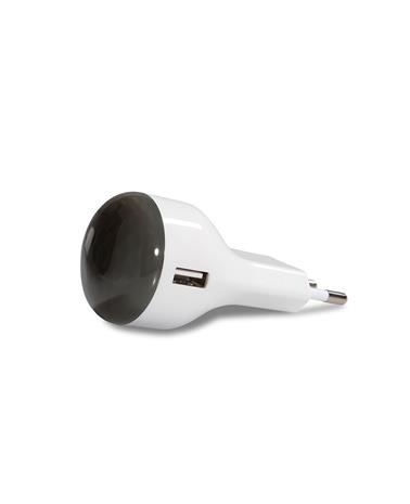 CaPiDi USB Night Light 2.1A, yövalo/usb-laturi – kuva 1/4