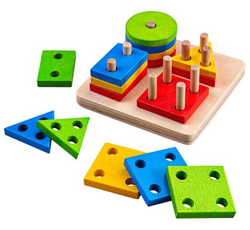 BigJigs First Four Shape Sorter lajittelulelu