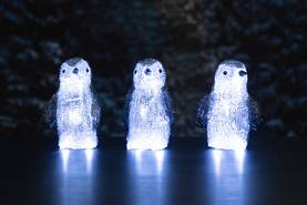 Finnlumor Akryyli Pingviini 18LED 3kpl