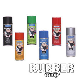 RubberComp musta puolikiiltävä 400 ml – kuva 2/8