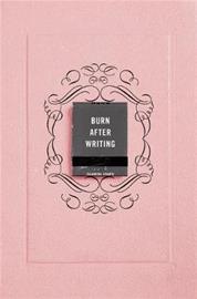 Burn After Writing (Pink) (Sharon Jones), kirja