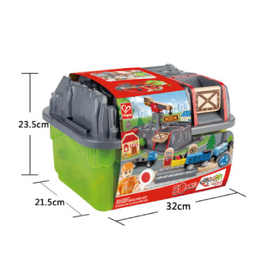 Hape Railway Bucket Builder Set, junarata pakissa – kuva 6/8