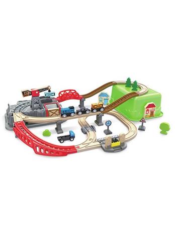Hape Railway Bucket Builder Set, junarata pakissa – kuva 7/8