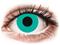Gelflex CRAZY LENS - Solid Turquoise - piilolinssit ilman näönkorjausta (2 kpl) – kuva 1