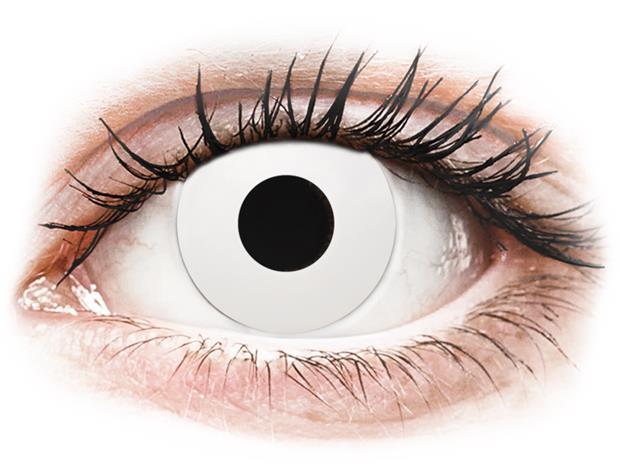 Gelflex CRAZY LENS - WhiteOut - piilolinssit tehoilla (2 kpl)