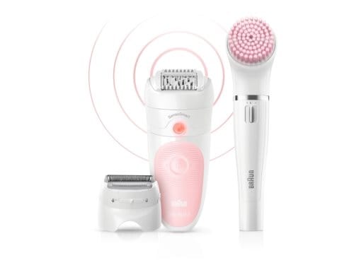 Braun Silk-épil Beauty Set 5 5-885 Sensomart Wet & Dry, epilaattori-kasvohoitolaite