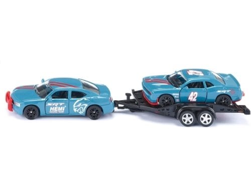 Siku Dodge + Peräkärry + Ralliauto 1:55