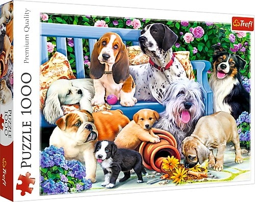 Trefl Puppies 1000p palapeli – kuva 7/8