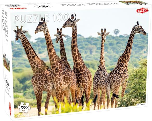 Tactic Animals: Tall Giraffes 1000p palapeli