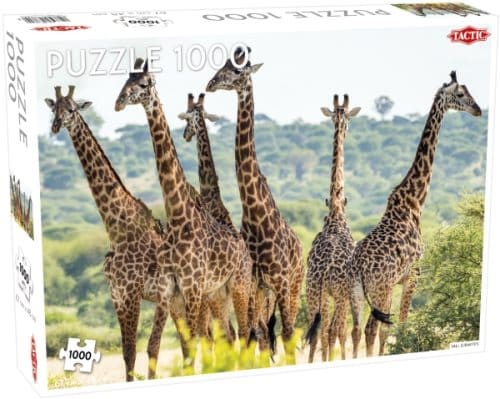 Tactic Animals: Tall Giraffes 1000p palapeli
