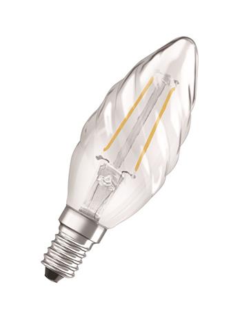 OSRAM OSRAM-LED-kynttilälamppu E14 2,5W 827 kierretty – kuva 2/8