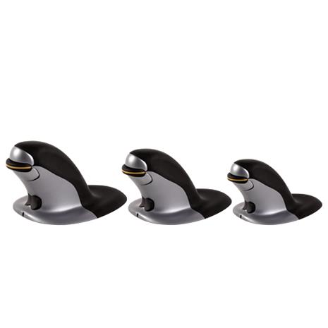 Fellowes Penguin Ambidextrous Vertical (9894801) Small Wired, langallinen pystyhiiri