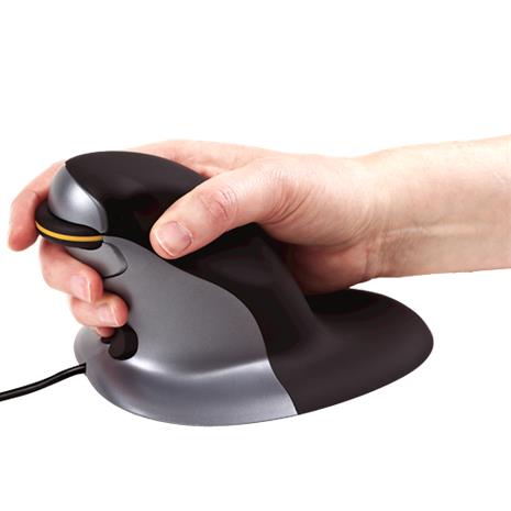 Fellowes Penguin Ambidextrous Vertical (9894801) Small Wired, langallinen pystyhiiri