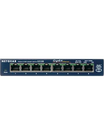 Netgear ProSafe GS108GE, kytkin