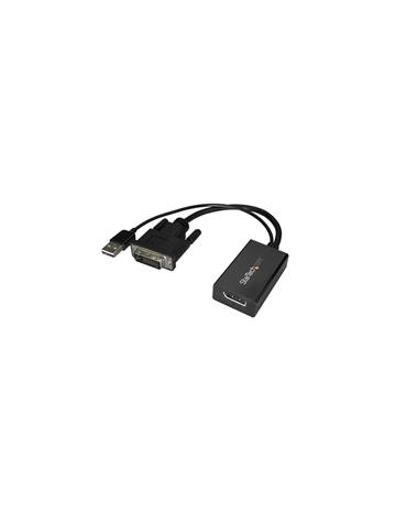StarTech.com DVI to DisplayPort Adapter - USB Power - DVI-D to DP Converter - display adapter